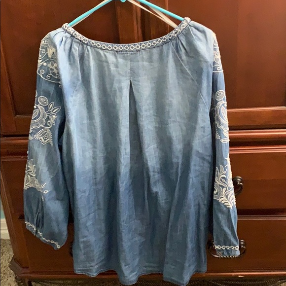 COPY - Faded denim button up - Picture 2 of 2